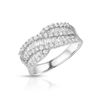 Image 1 : Natural 1.11 CTW Diamond & Baguette Ring 18K White Gold - REF-170F3M