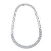 Image 1 : Natural 3.75 CTW Diamond Necklace 18K White Gold - REF-971T3X