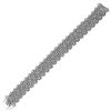 Image 1 : Natural 3.97 CTW Diamond Bracelet 14K White Gold - REF-494K3R