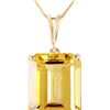 Image 1 : Genuine 6.5 ctw Citrine Necklace 14KT Yellow Gold - REF-35T2A
