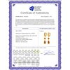 Image 2 : Genuine 5.62 ctw Citrine Earrings 14KT Yellow Gold - REF-62H9X