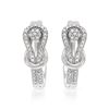 Image 1 : Natural 0.27 CTW Diamond Earrings 14K White Gold - REF-60K3R