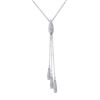 Image 1 : Natural 2.36 CTW Diamond Necklace 14K White Gold - REF-166T5X