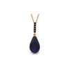 Image 1 : Genuine 9 ctw Sapphire Necklace 14KT Rose Gold - REF-30R6P