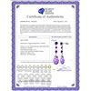 Image 2 : Genuine 13.2 ctw Amethyst Earrings 14KT Rose Gold - REF-39Y3F