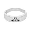 Image 1 : Natural 0.14 CTW Diamond Ring 14K White Gold - REF-50F4M