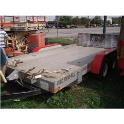 TIPPING ALUMINUM CAR TRAILER