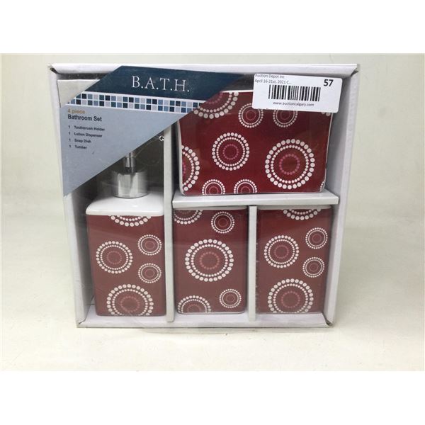 4Pc Bathroom Set