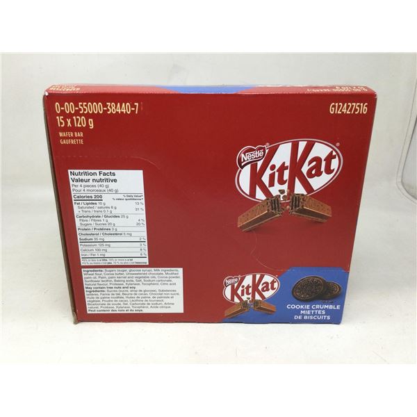 Nestle KitKat Cookie Crumble (15 x 120g)