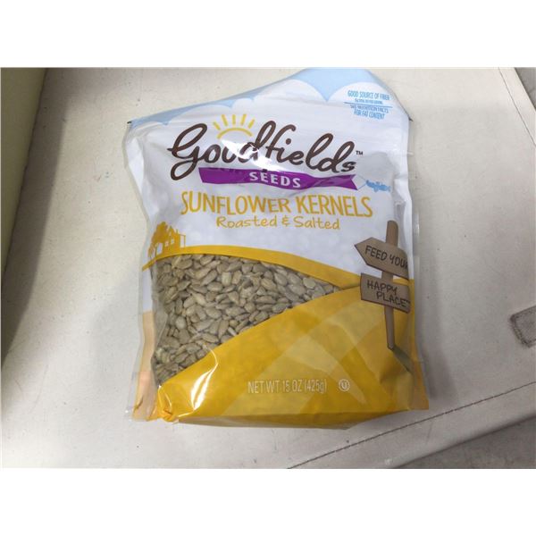 Goodfields Roasted & Salted Sunflower Kernels (6 x 425g)