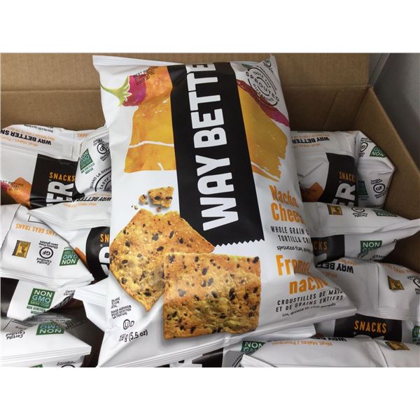 Case of Way Better Nacho Cheese Tortilla Chips (12 x 5.5oz)