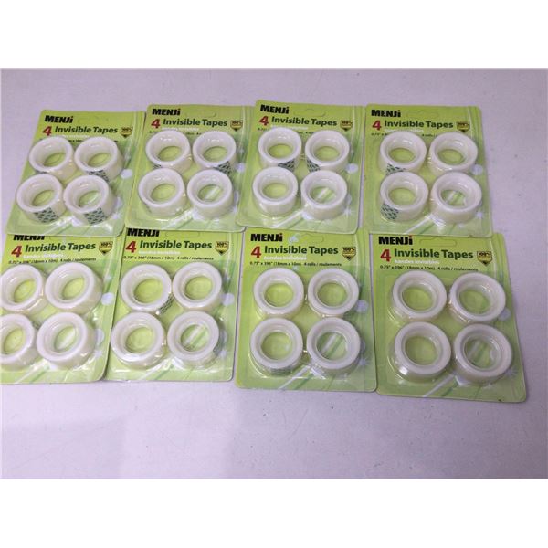 Menji Invisible Tape (8 x 4)