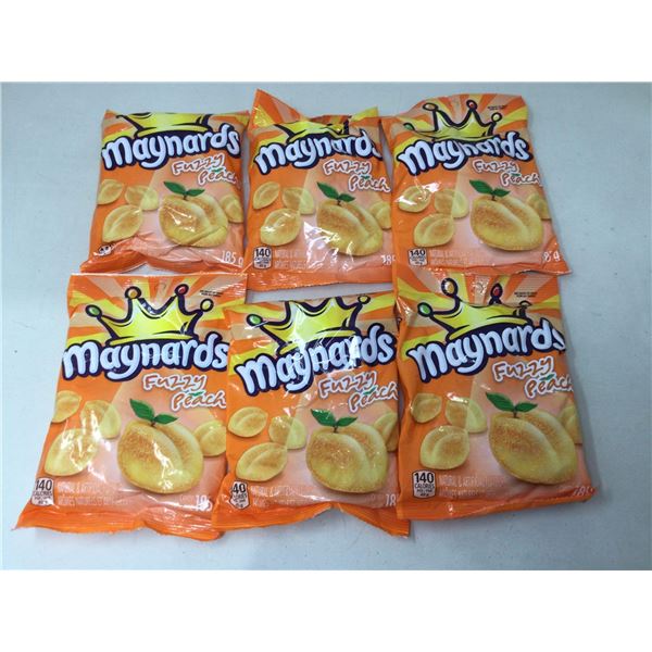 Maynards Fuzzy Peach Candy (6 x 185g)