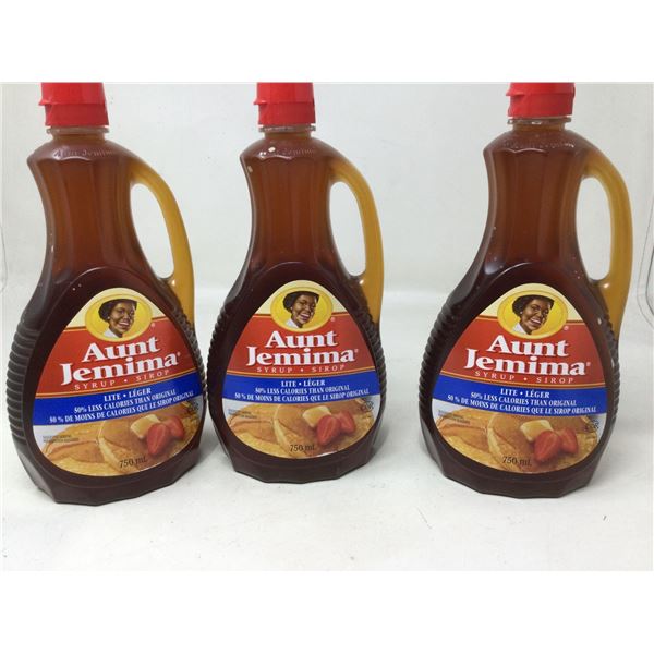 Aunt Jemima Lite Syrup (3 x 750ml)