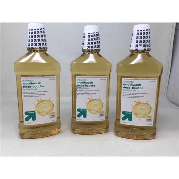Original Antiseptic Mouthwash (3 x 1L)