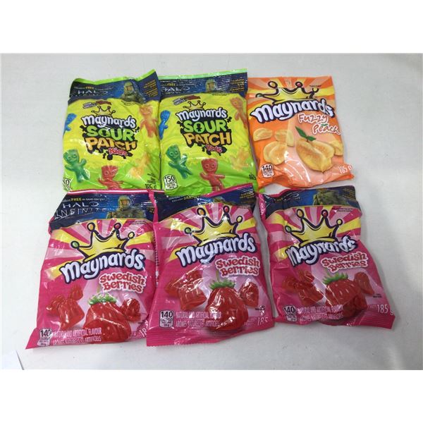 Lot of Assorted Maynards Candy (6x)