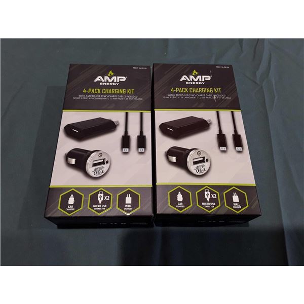 Amp Energy 4 Pack Charging Kit (2)