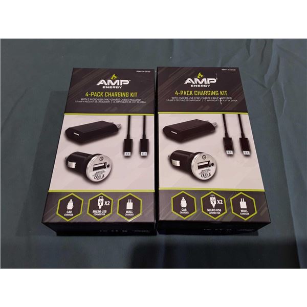 Amp Energy 4 Pack Charging Kit (2)