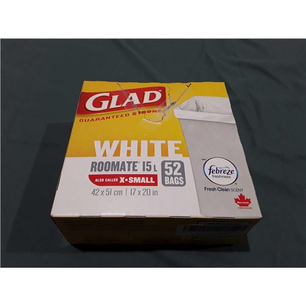 Glad White Roomate 15L Bags