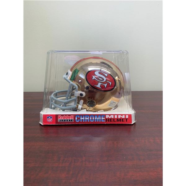 San Francisco Super Bowl Winners Gold Helmet.
