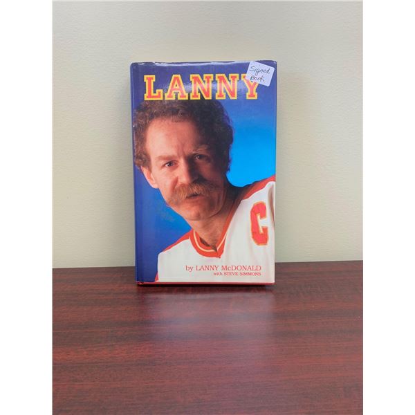 Lanny McDonald Signed Book.