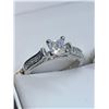 Image 2 : Princess Cut .60 ct Solitaire Ladies Wedding ring set with engagement and wedding band -Size 8