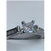 Image 4 : Princess Cut .60 ct Solitaire Ladies Wedding ring set with engagement and wedding band -Size 8