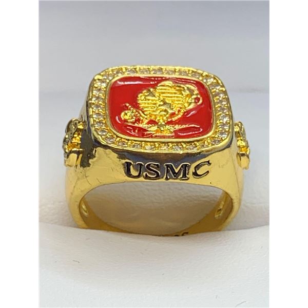 Men's Commemorative Semper USMC Ring - size 10
