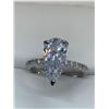 Image 3 : Pear Cut 1.1 Ct Solitaire Gemstone Ladies engagement Ring Size 7