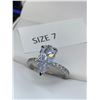 Image 4 : Pear Cut 1.1 Ct Solitaire Gemstone Ladies engagement Ring Size 7