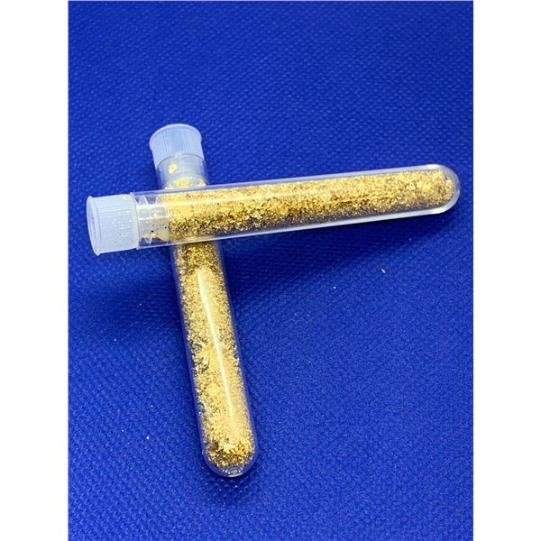 Lot of 2 Vials of Golden Flakes