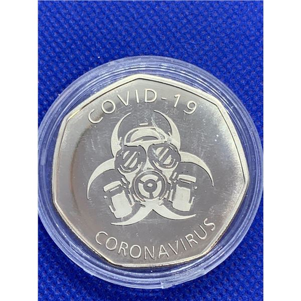 Covid-19 Coronavirus cased challenge Coin