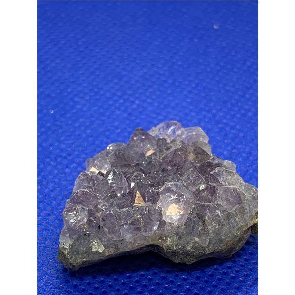 Natural Amythest Quartz Crystal formation approx. 1.5 inch across