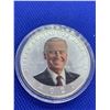 Image 1 : USA 2020 Color Printed Joseph Biden cased Commemorative Coin