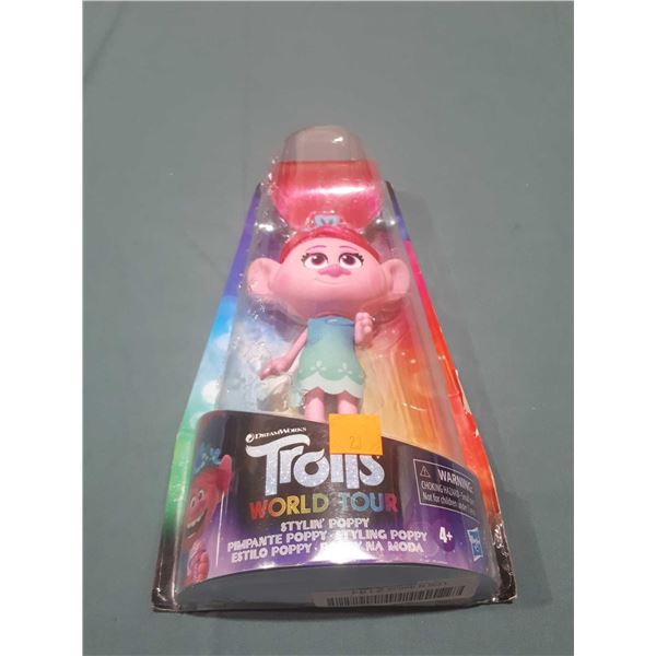 Trolls World Tour Stylin Poppy Doll