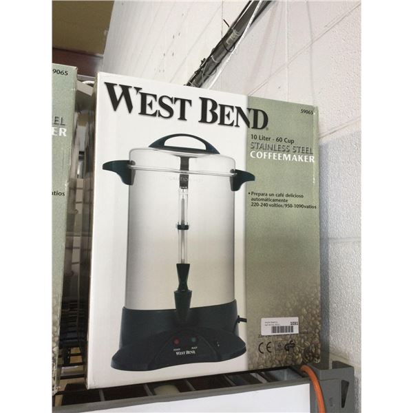 West Bend 10L Stainless Steel Coffeemaker