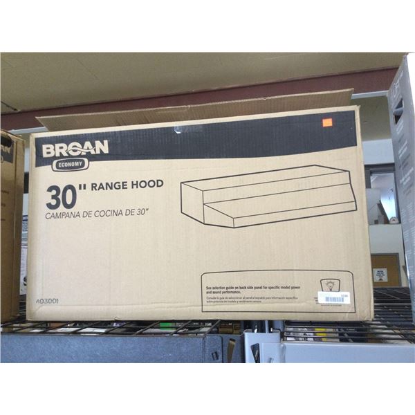 Broan 30in Range Hood