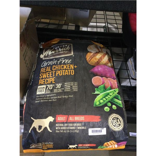 Merrick Grain Free Real Chicken Sweet Potato Recipe Adult Dog Food (11.3kg)