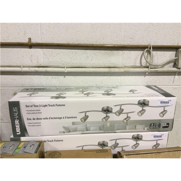 UberHaus Set of Two 3-Light Track Fixtures