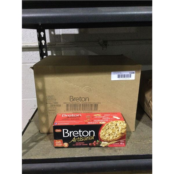 Case of Breton Cranberry Crackers (12 x 150g)