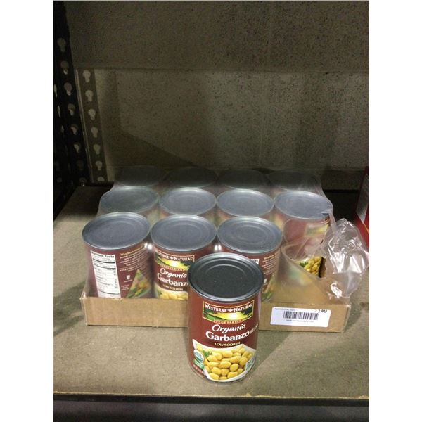 Case of Westbrae Organic Garbanzo Beans (12 x 425g)