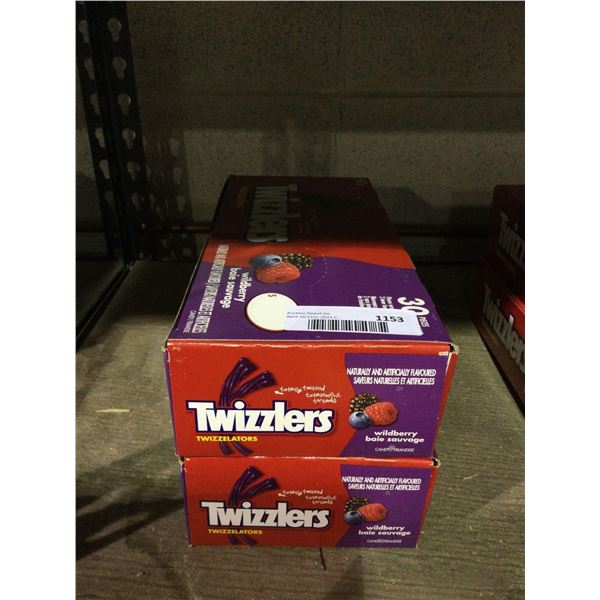 Twizzlers Wildberry Twizzelators Licorice Candy (957g) Lot of 2