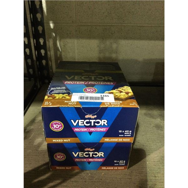 Kellogs Vector Mixed Nut Protein Bars (600g) Lot of 2