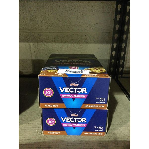 Kellogs Vector Mixed Nut Protein Bars (600g) Lot of 2