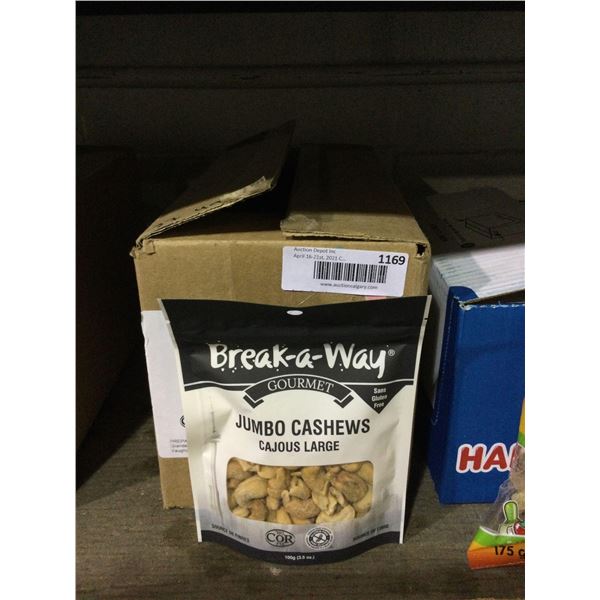 Case of Break-a-way Jumbo Cashews (12 x 100g)