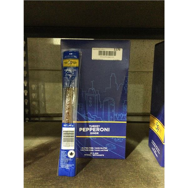 59th Street Turkey Pepperoni Sticks (25 x 40g)