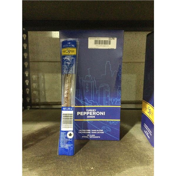 59th Street Turkey Pepperoni Sticks (25 x 40g)