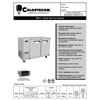 Image 8 : Coldstream 59in 2-Door Stainless Steel Back Bar Cooler - Model: CBB-2 (BRAND NEW IN CRATE)