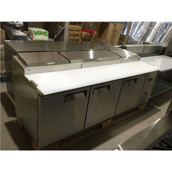 Coldstream 90in 3-Door Stainless Steel Refrigerated Prep Table - Model: CPP-93 (BRAND NEW IN CRATE)