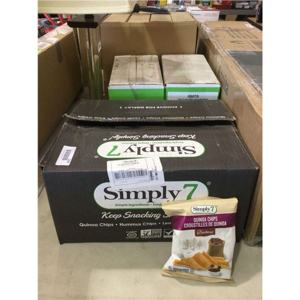 Case of Simply 7 BBQ Quinoa Chips (24 x 0.8oz)